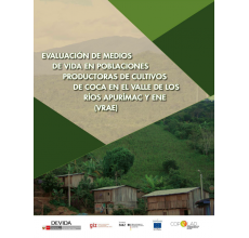 Evaluación de los medios de vida en poblaciones productoras de cultivos de coca en el Valle de los Ríos Apurimac y Ene (VRAE)